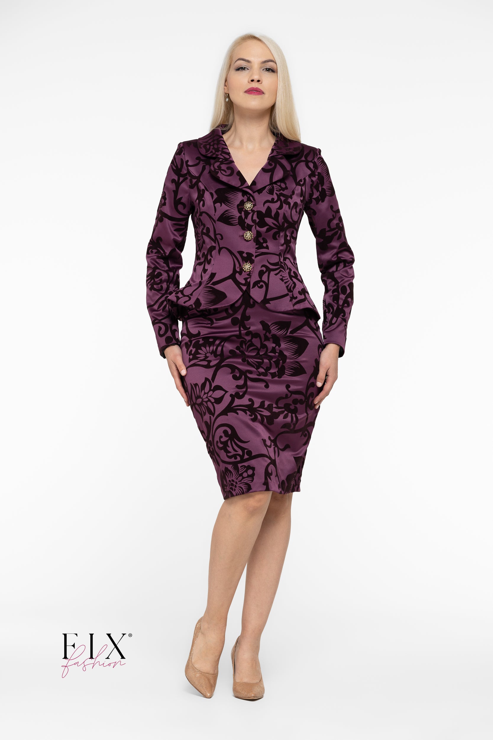 COMPLEU ELEGANT TAFTA ELASTICA SI IMPRIMEU 3D - 4220