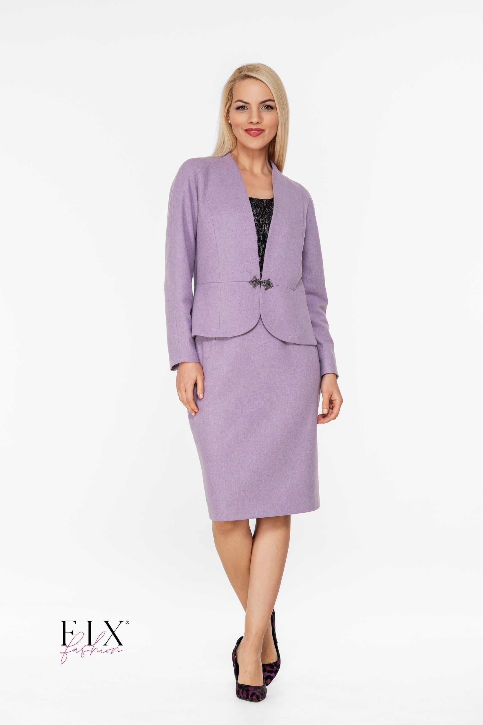 COMPLEU STOFA SUBTIRE CU FUSTA CONICA 4277