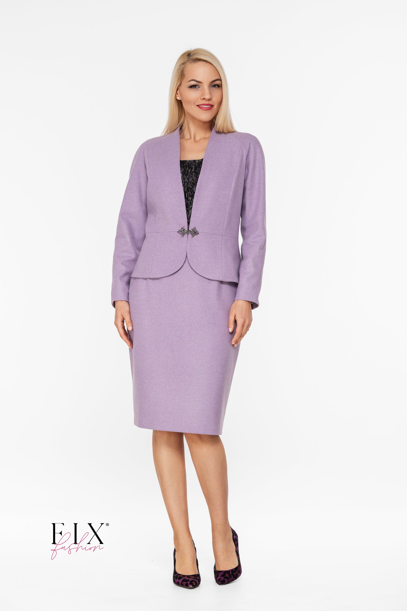 COMPLEU STOFA SUBTIRE CU FUSTA CONICA 4277