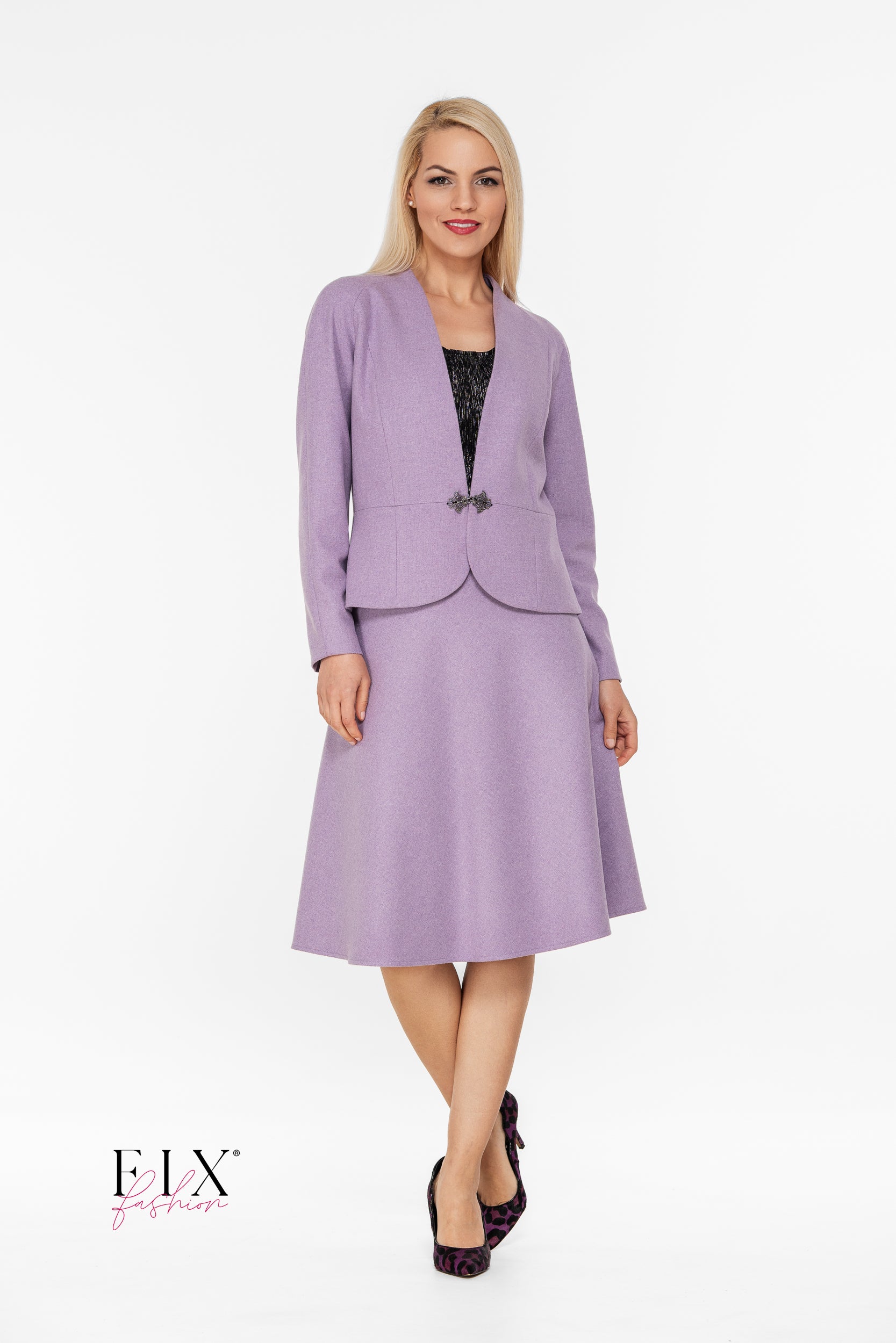 COMPLEU STOFA SUBTIRE CU FUSTA BIE 4279