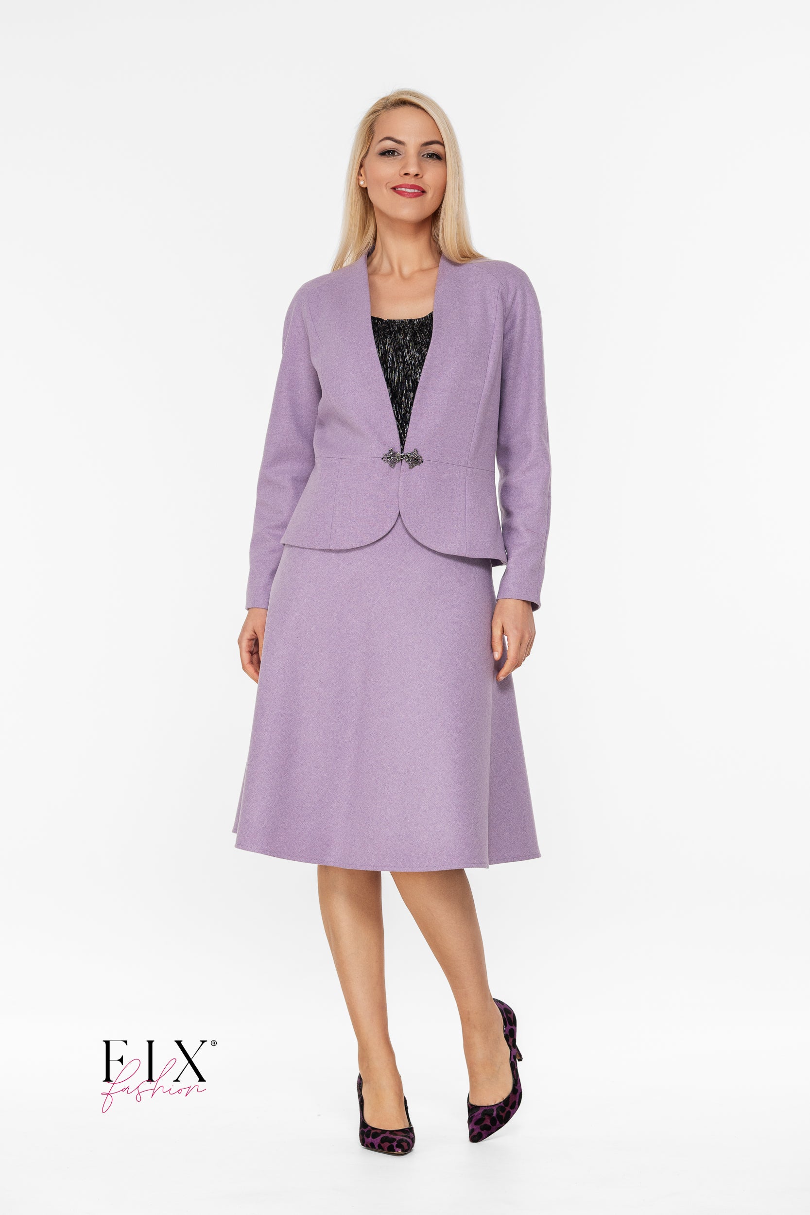 COMPLEU STOFA SUBTIRE CU FUSTA BIE 4279