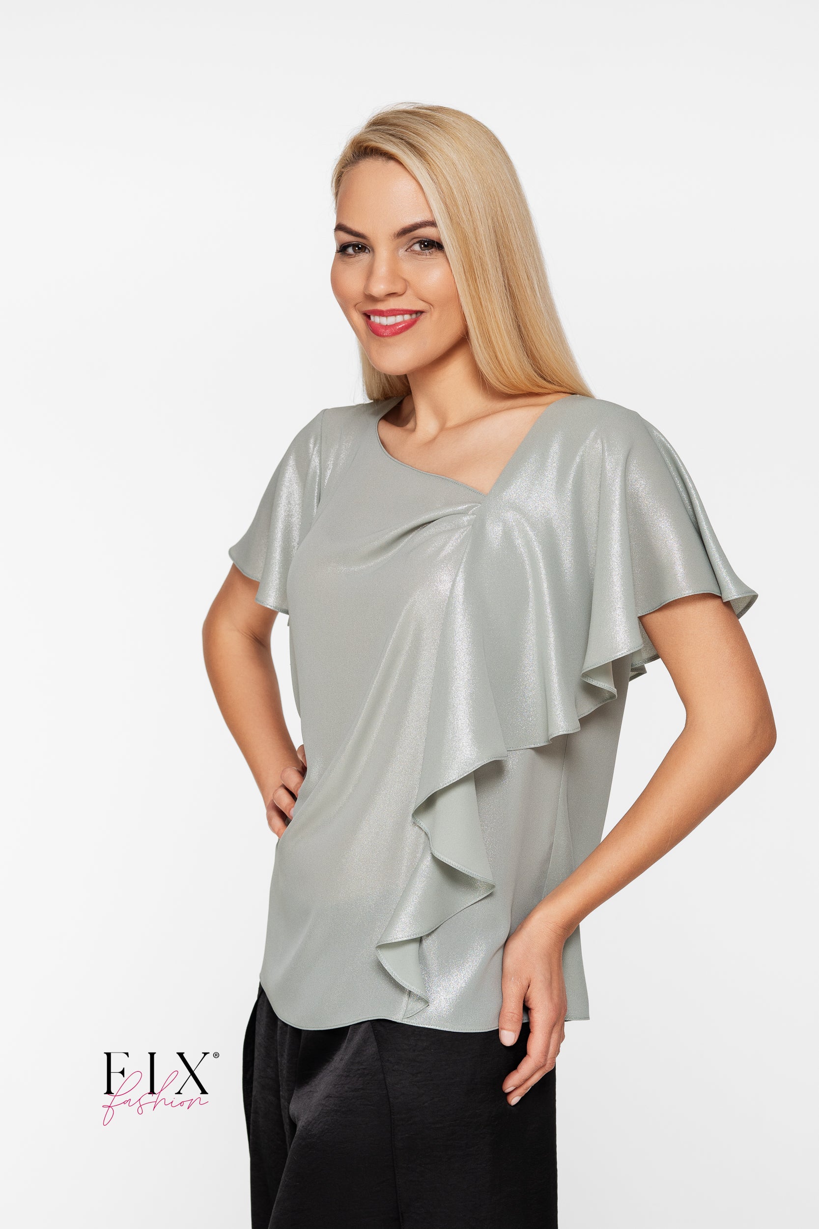 BLUZA ELEGANTA VOAL METALIZAT 4294