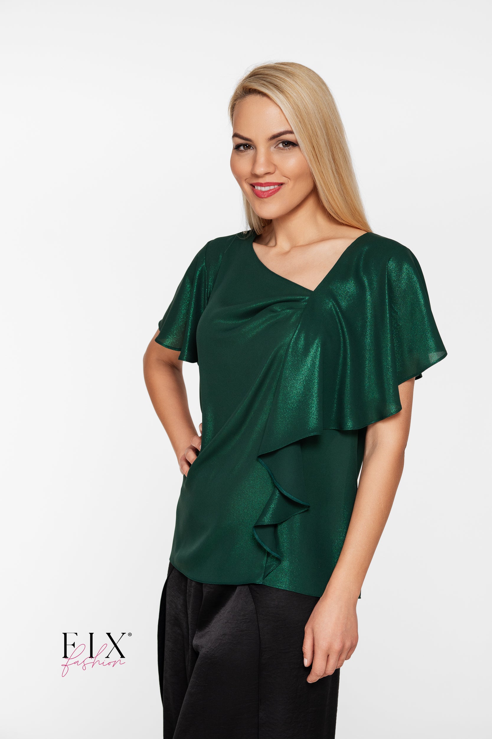 BLUZA ELEGANTA VOAL METALIZAT 4294