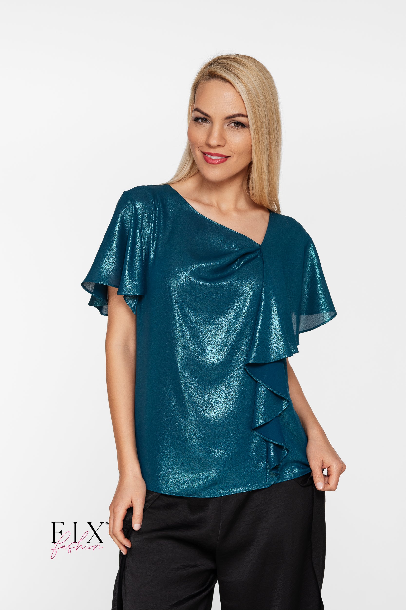 BLUZA ELEGANTA VOAL METALIZAT 4294