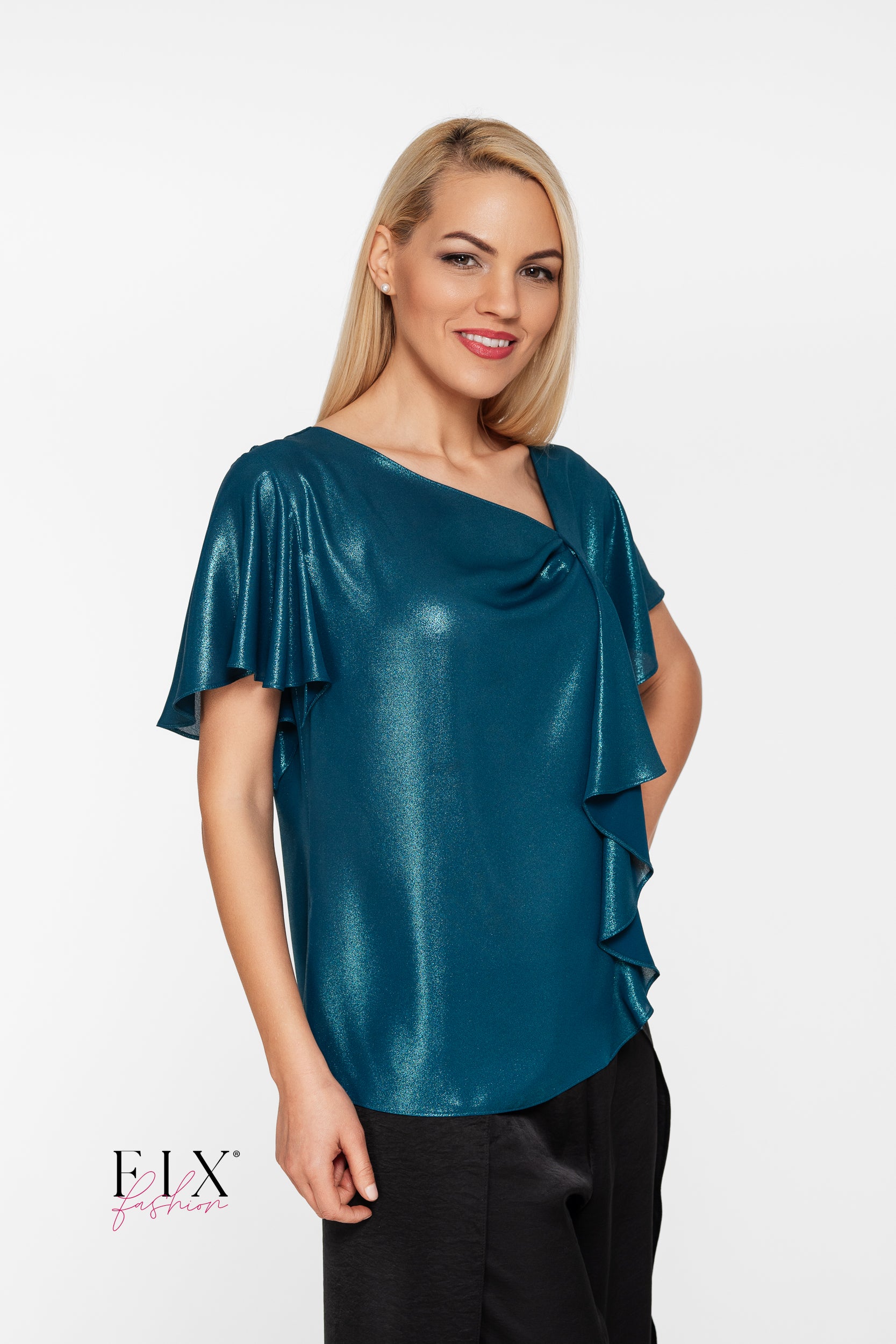 BLUZA ELEGANTA VOAL METALIZAT 4294