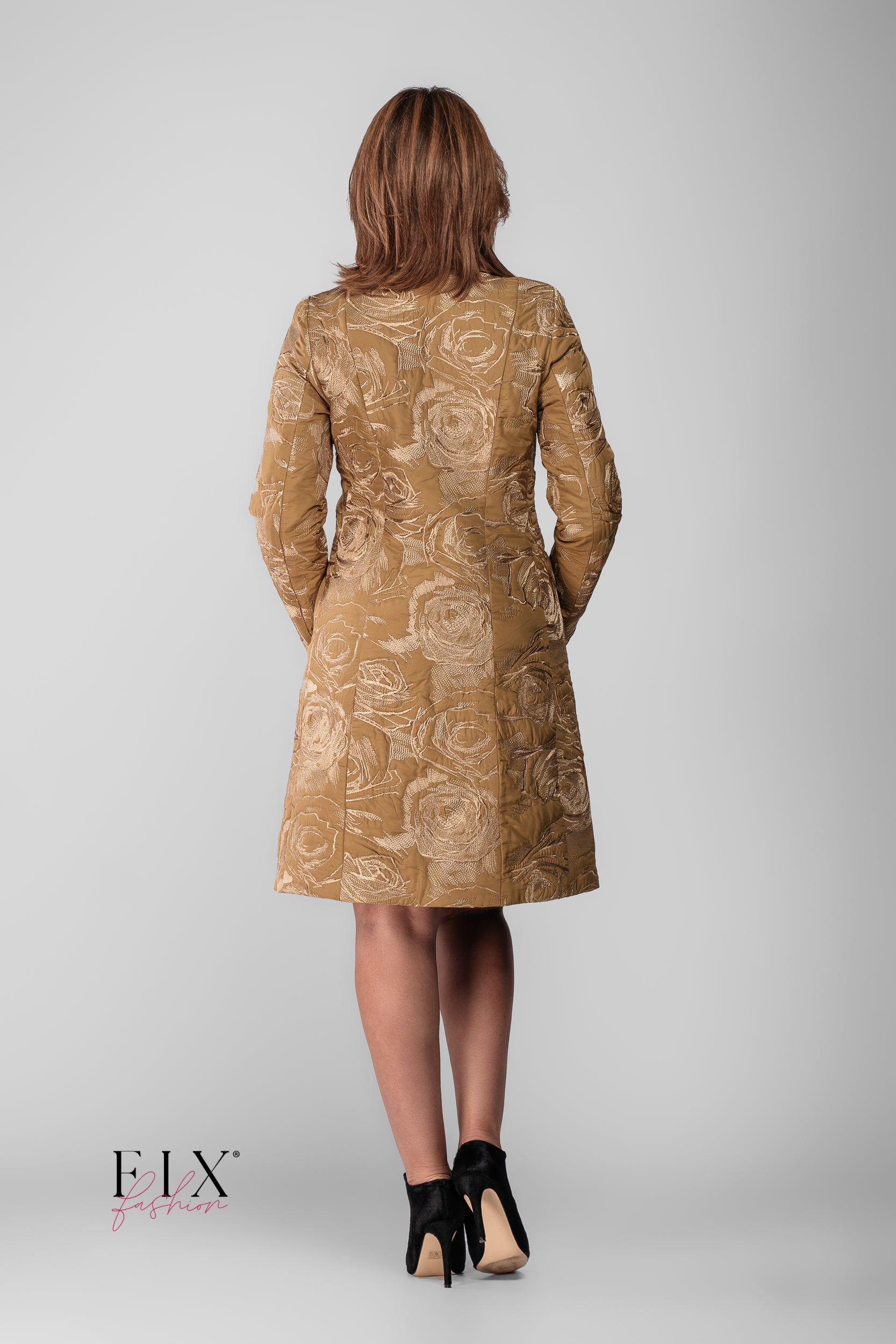 PARDESIU DAMA MATLASAT IMPERMEABIL  3845 - FixFashionro