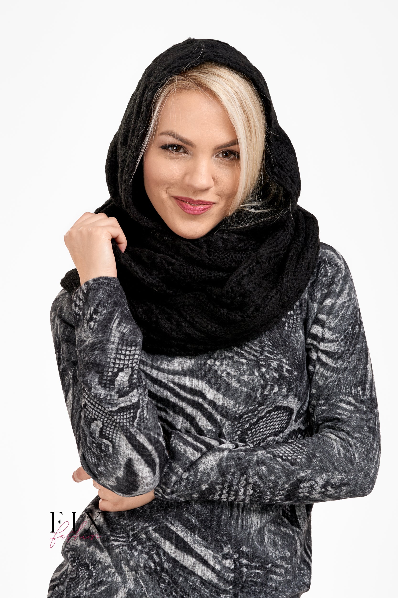 FULAR CIRCULAR CU GLUGA 3684