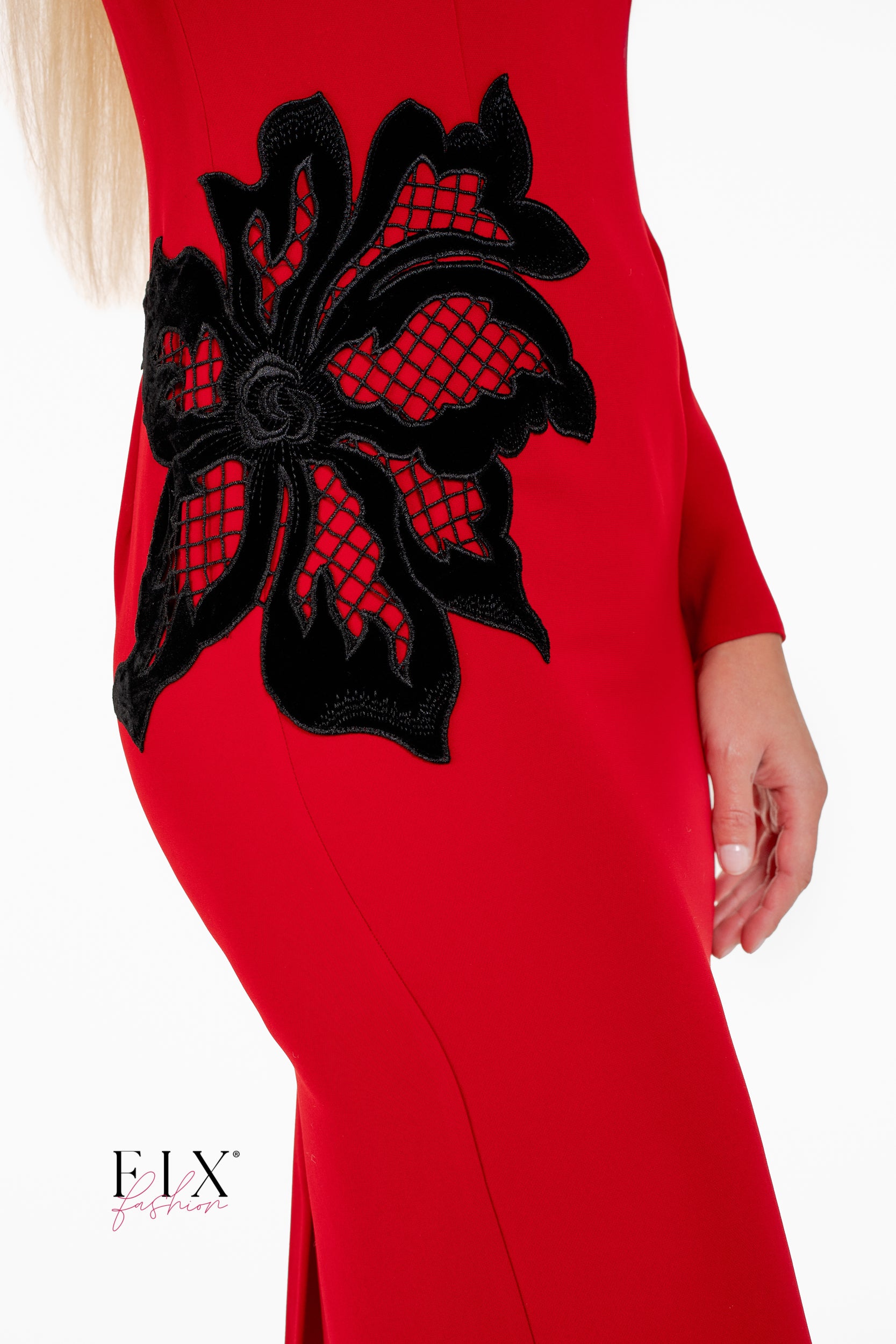 ROCHIE CONICA CU FLOARE CATIFEA 4058