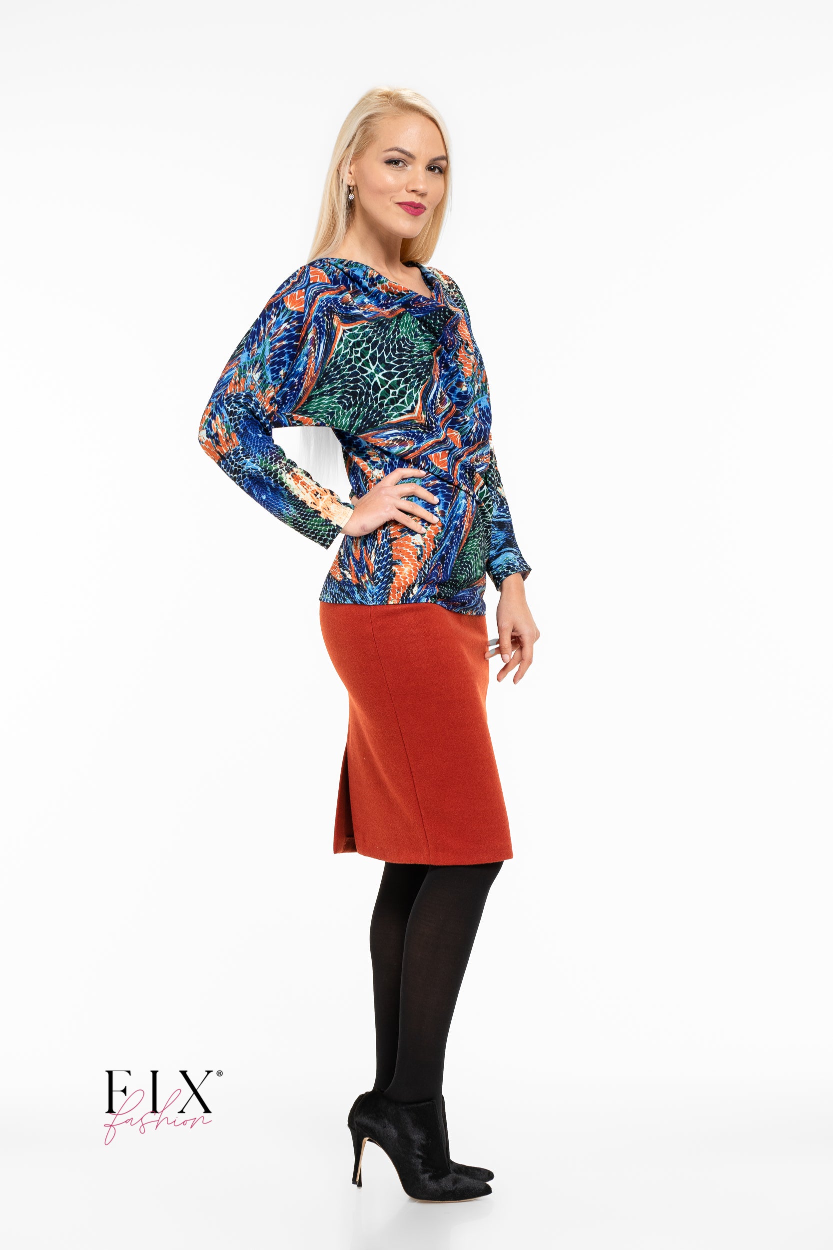 BLUZA JERSE CU FALD 4079