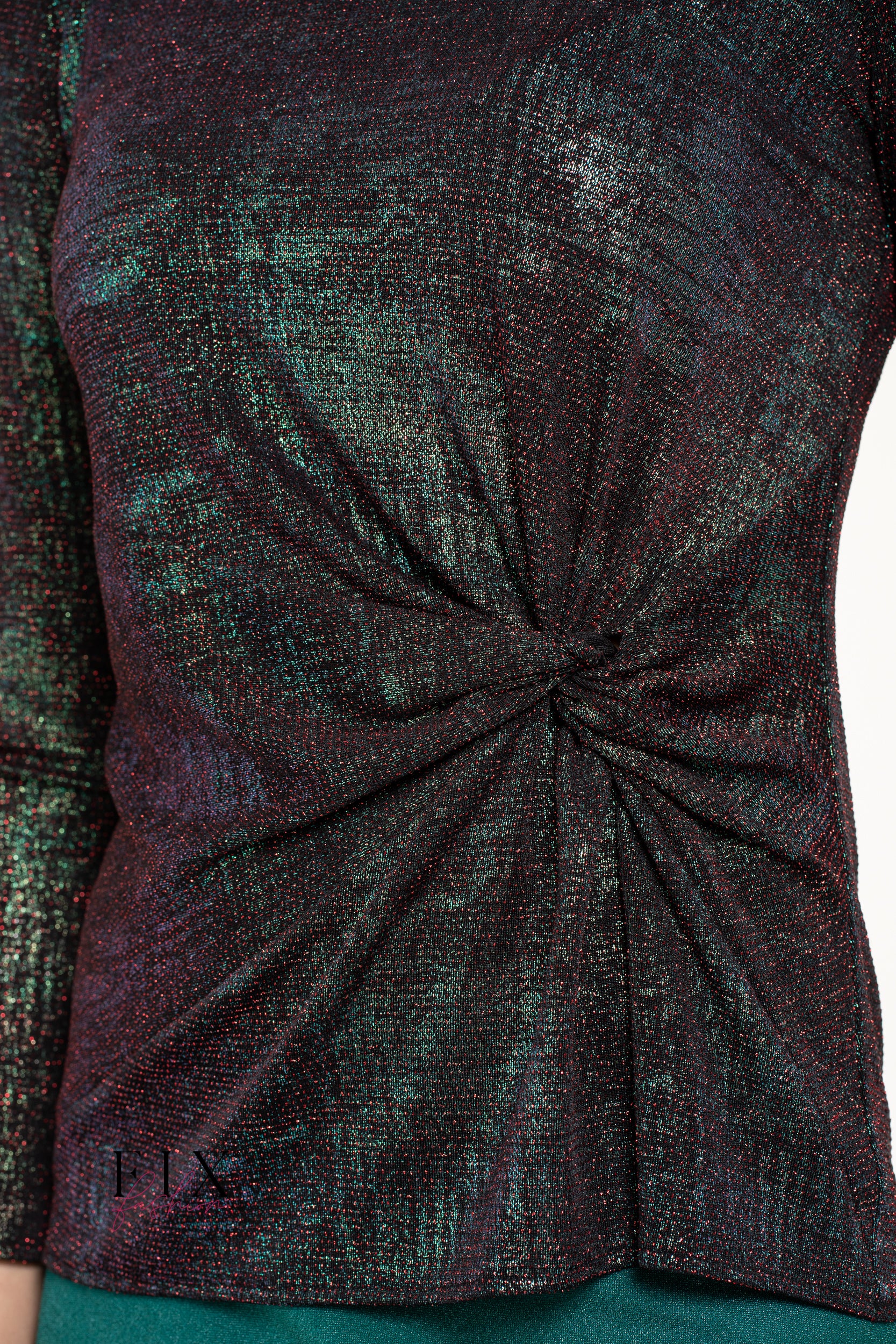 BLUZA LUREX CU NOD DECORATIV 3937
