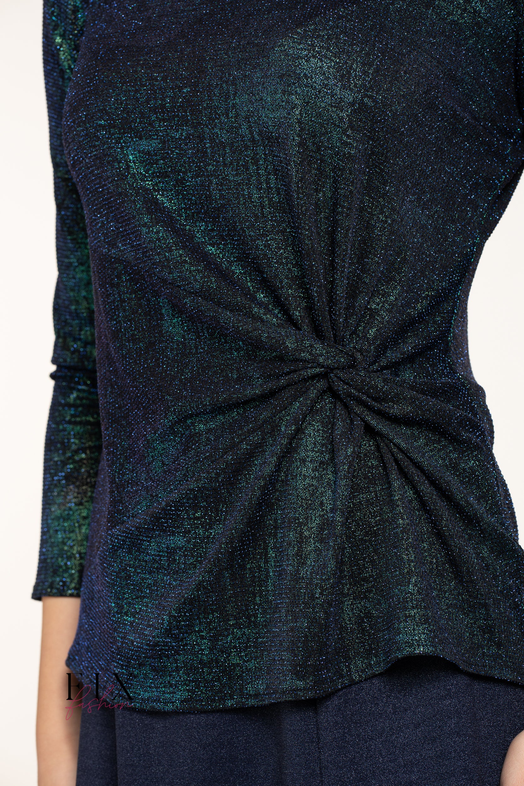 BLUZA LUREX CU NOD DECORATIV 3937