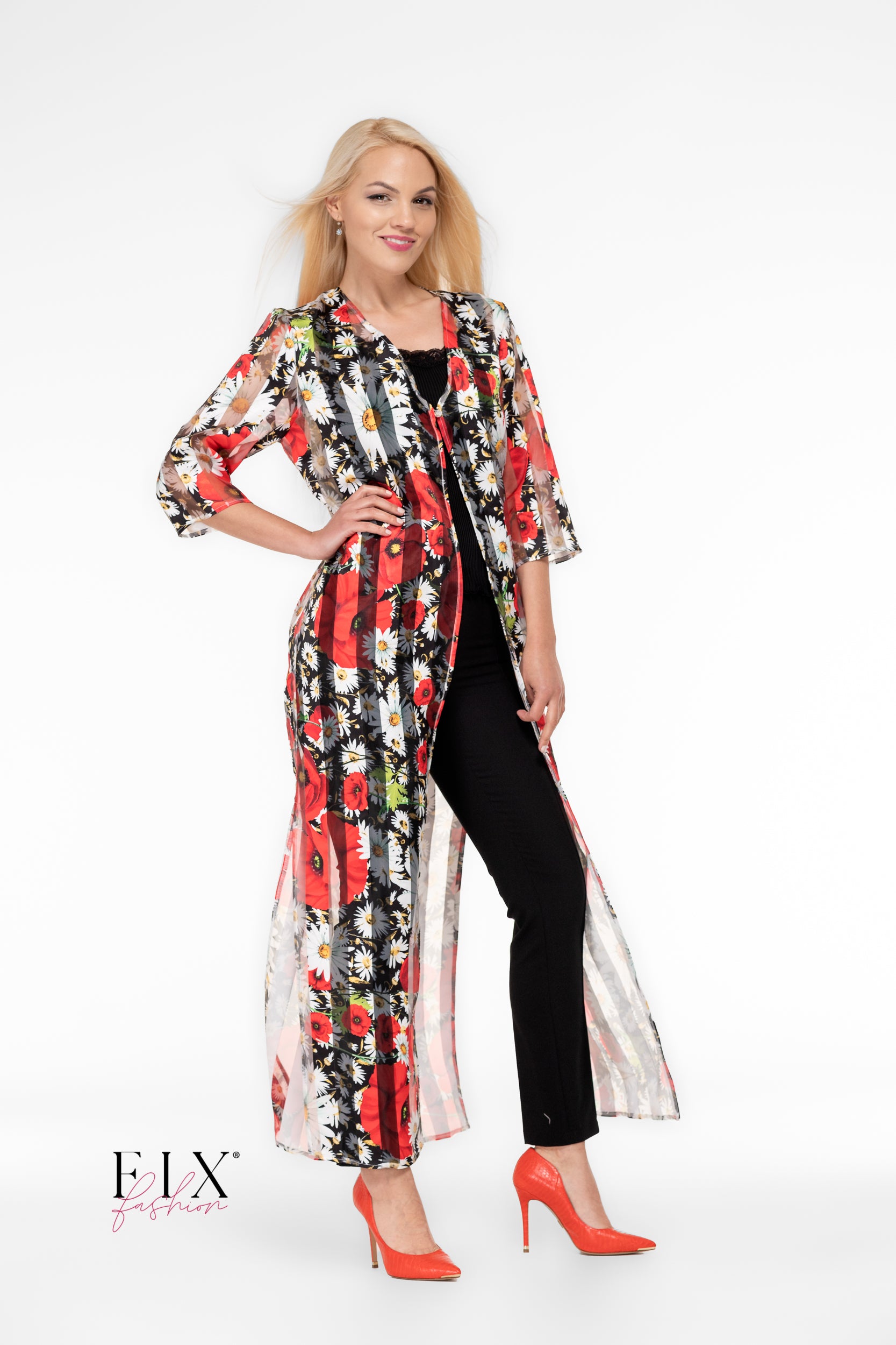 CARDIGAN LUNG DIN VOAL 4162