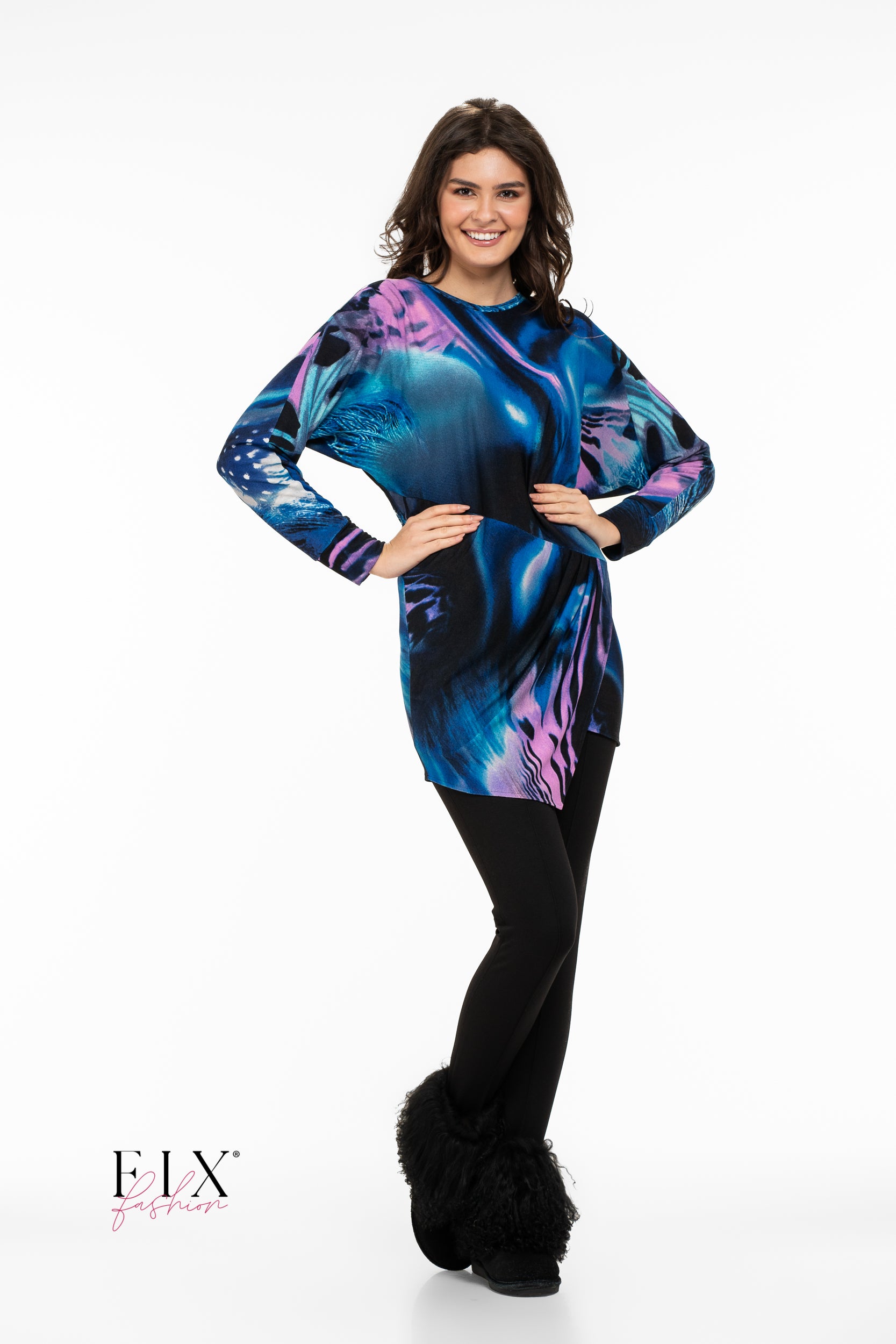 BLUZA ASIMETRICA PENTRU COLANTI 4093