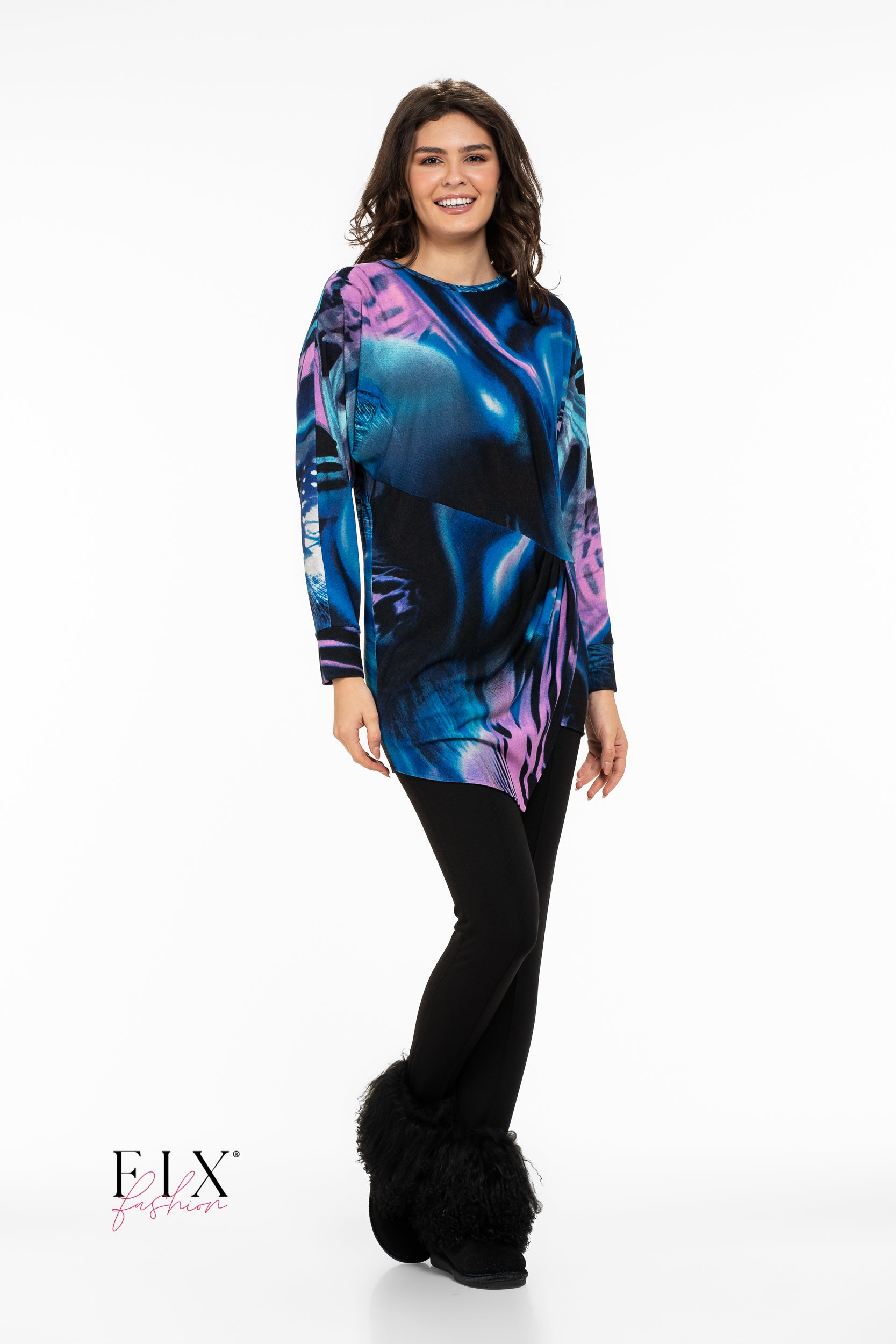 BLUZA ASIMETRICA PENTRU COLANTI 4093