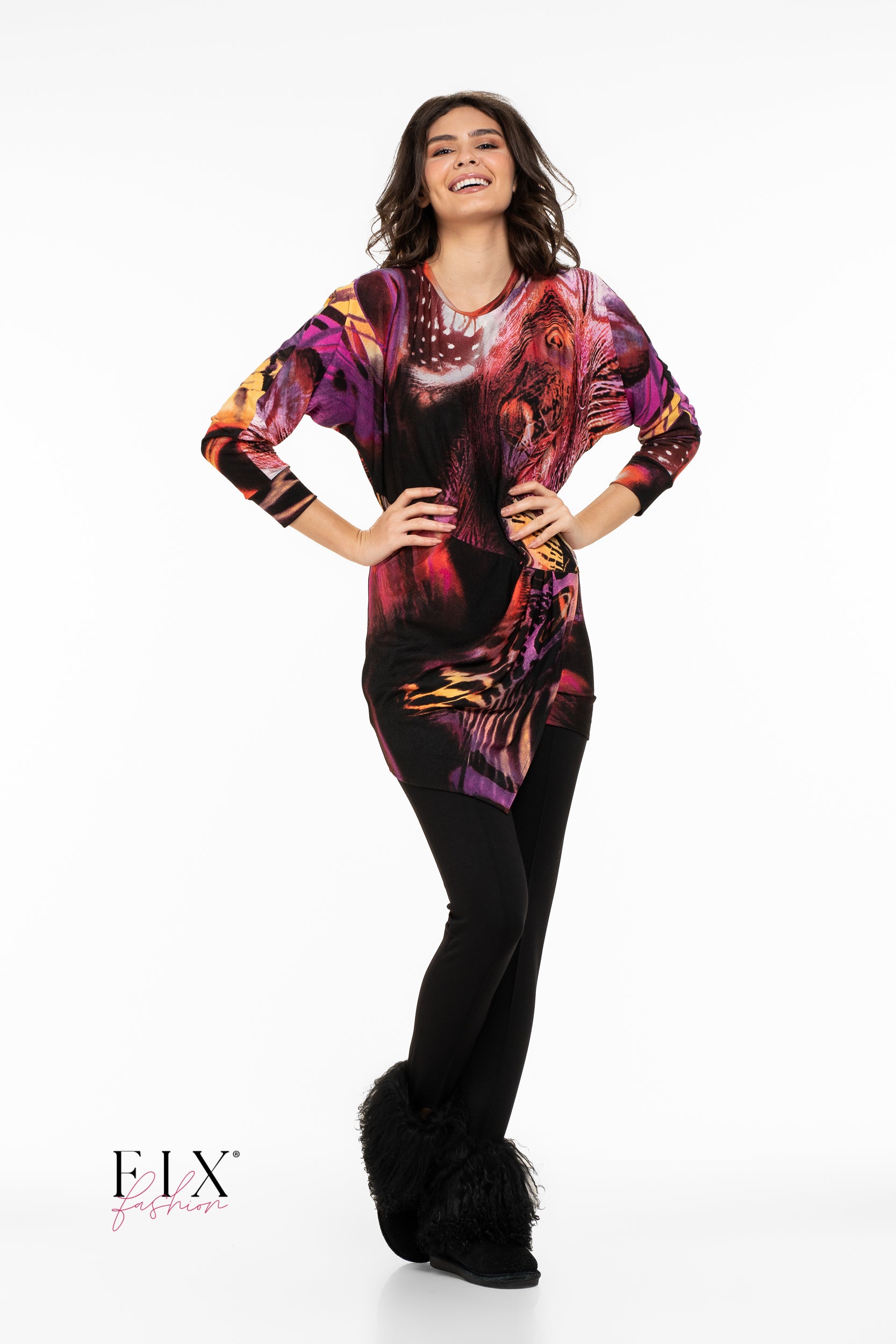 BLUZA ASIMETRICA PENTRU COLANTI 4093