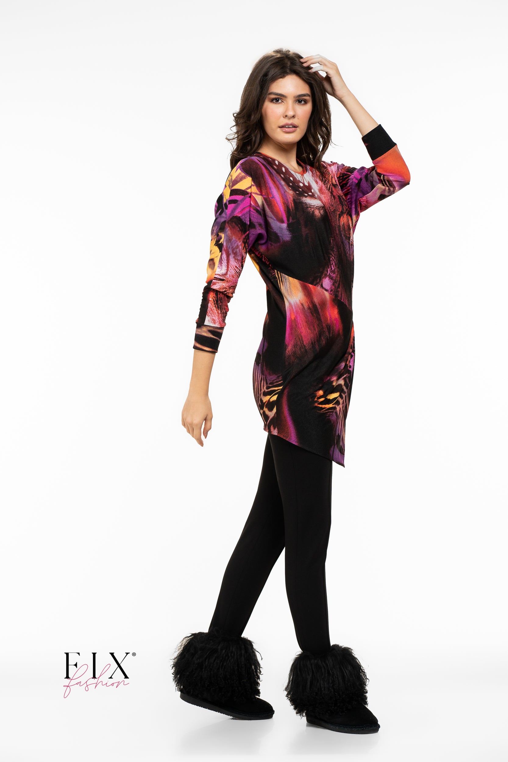 BLUZA ASIMETRICA PENTRU COLANTI 4093