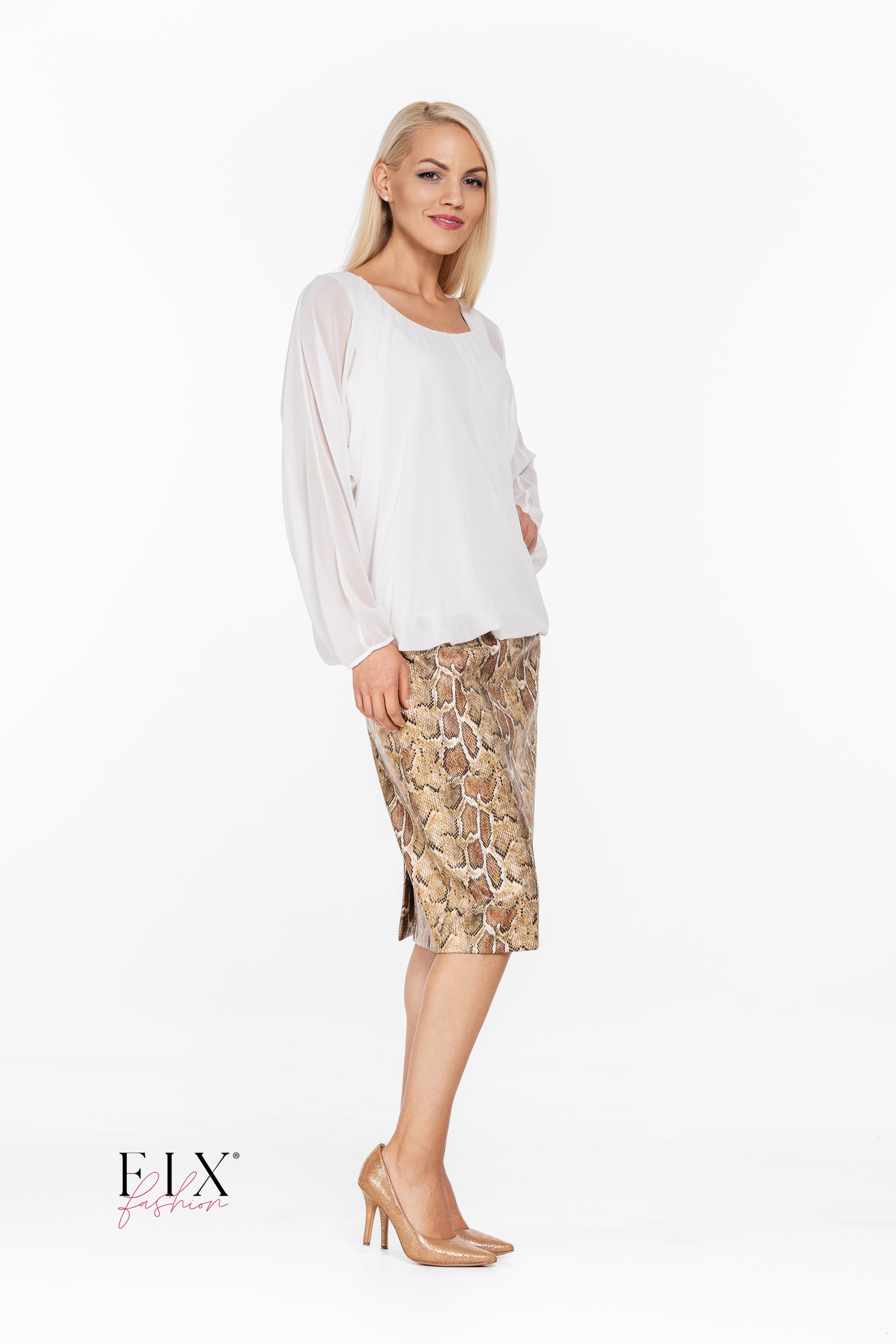FUSTA CONICA PIELE ECO 4316