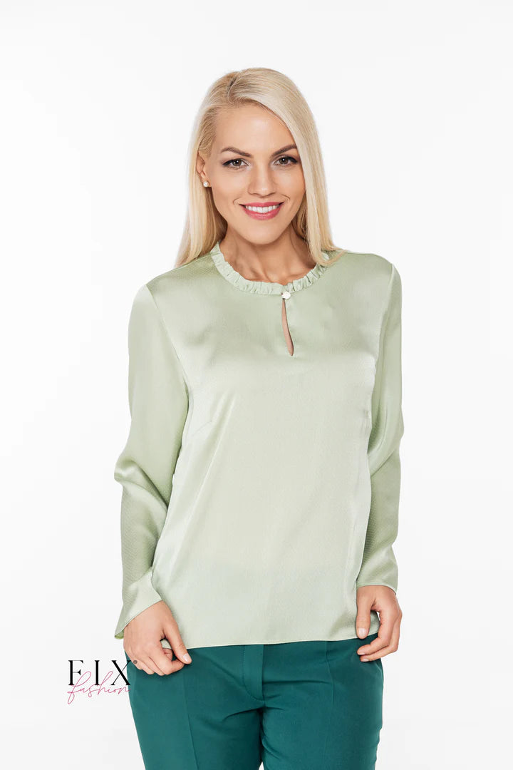 BLUZA DAMA VOLANAS LA GAT 4300