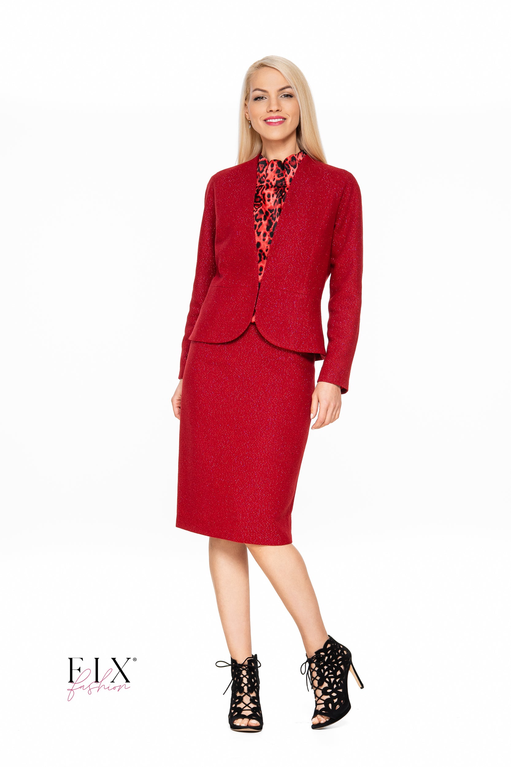 COMPLEU STOFA CU FUSTA CONICA 4188