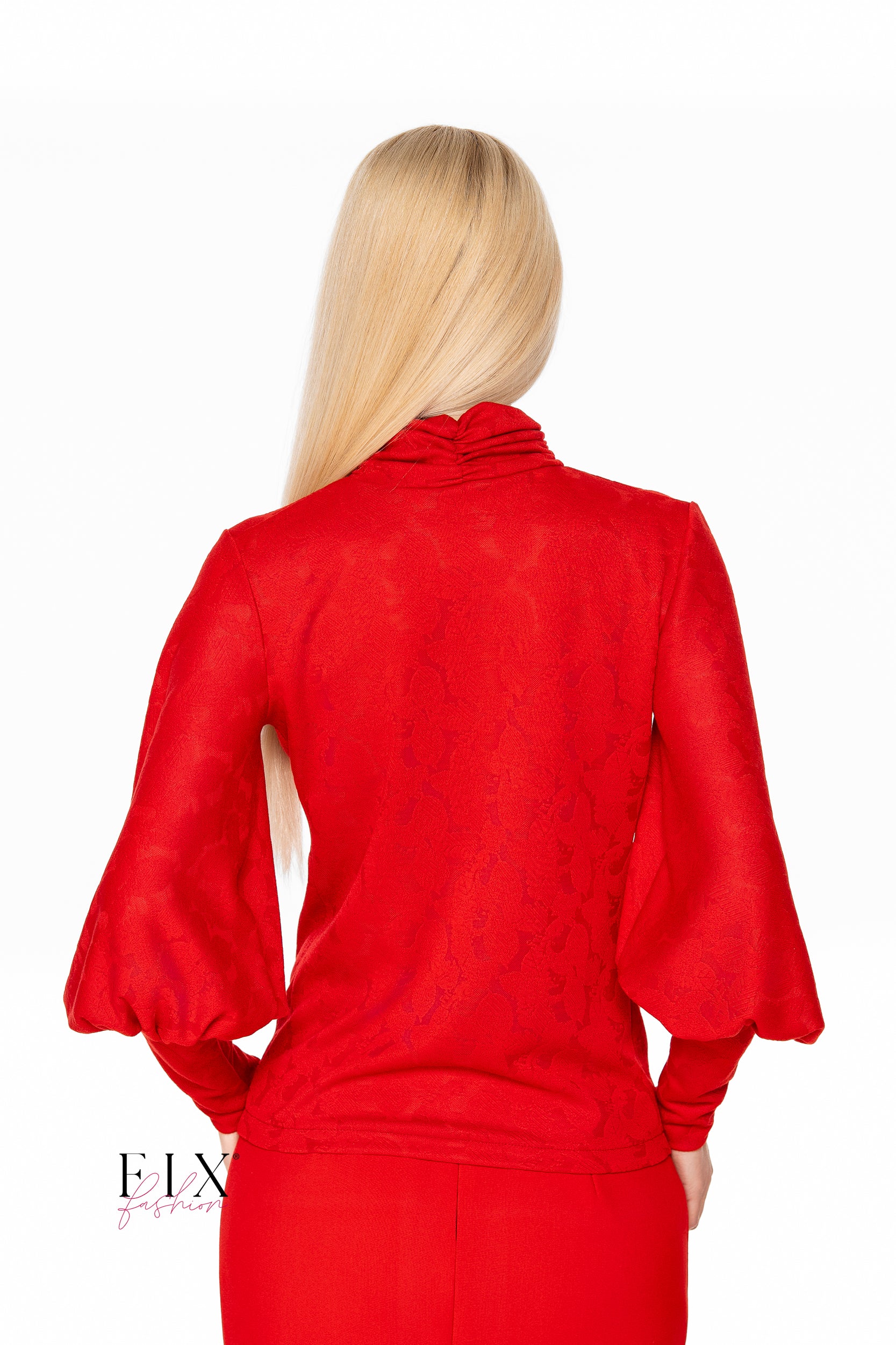 BLUZA DAMA CU MANECI BUFANTE 4356