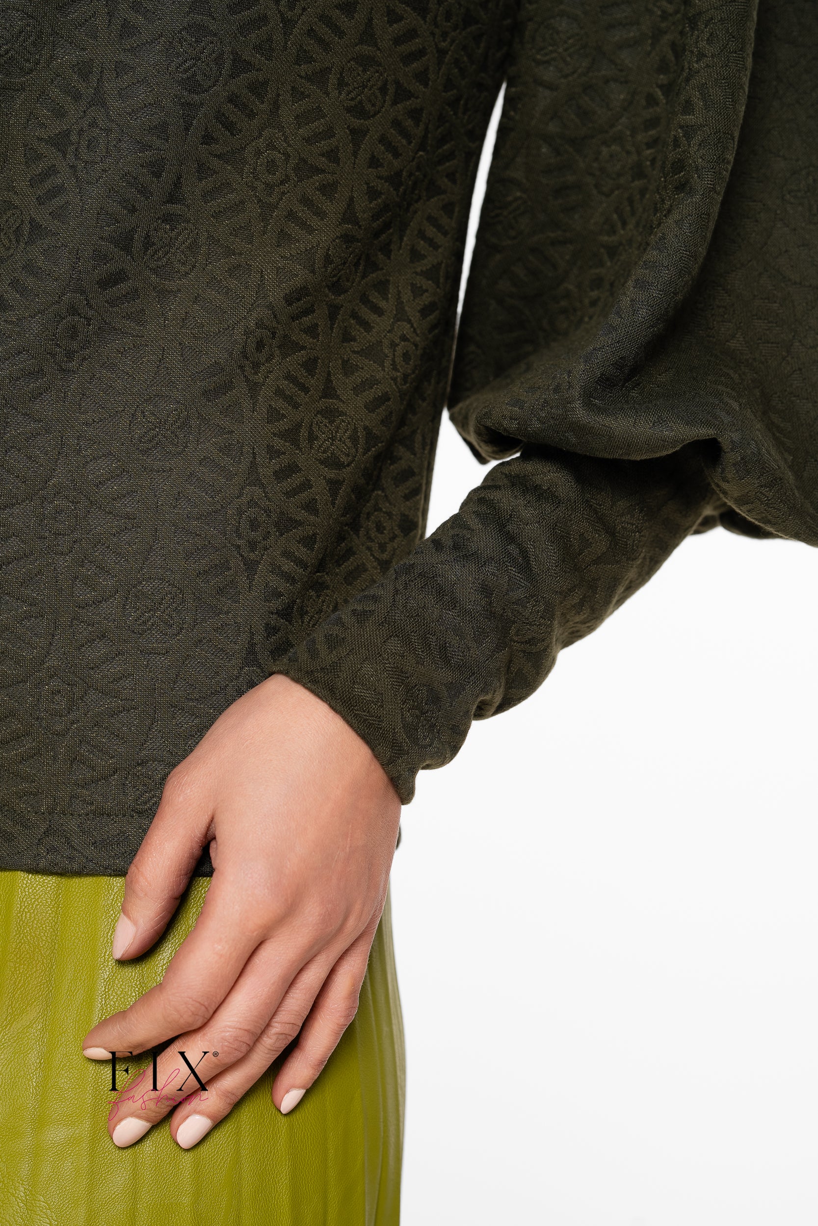 BLUZA DAMA CU MANECI BUFANTE 4356