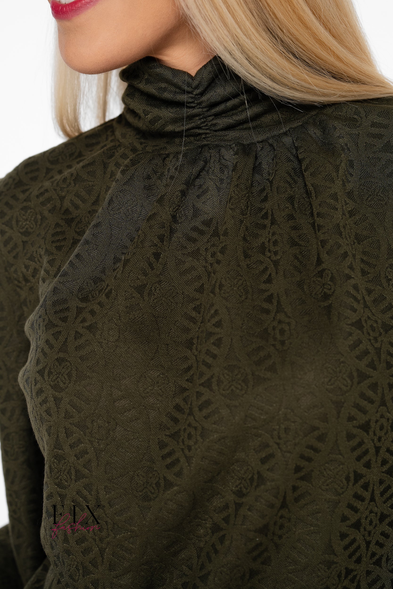 BLUZA DAMA CU MANECI BUFANTE 4356