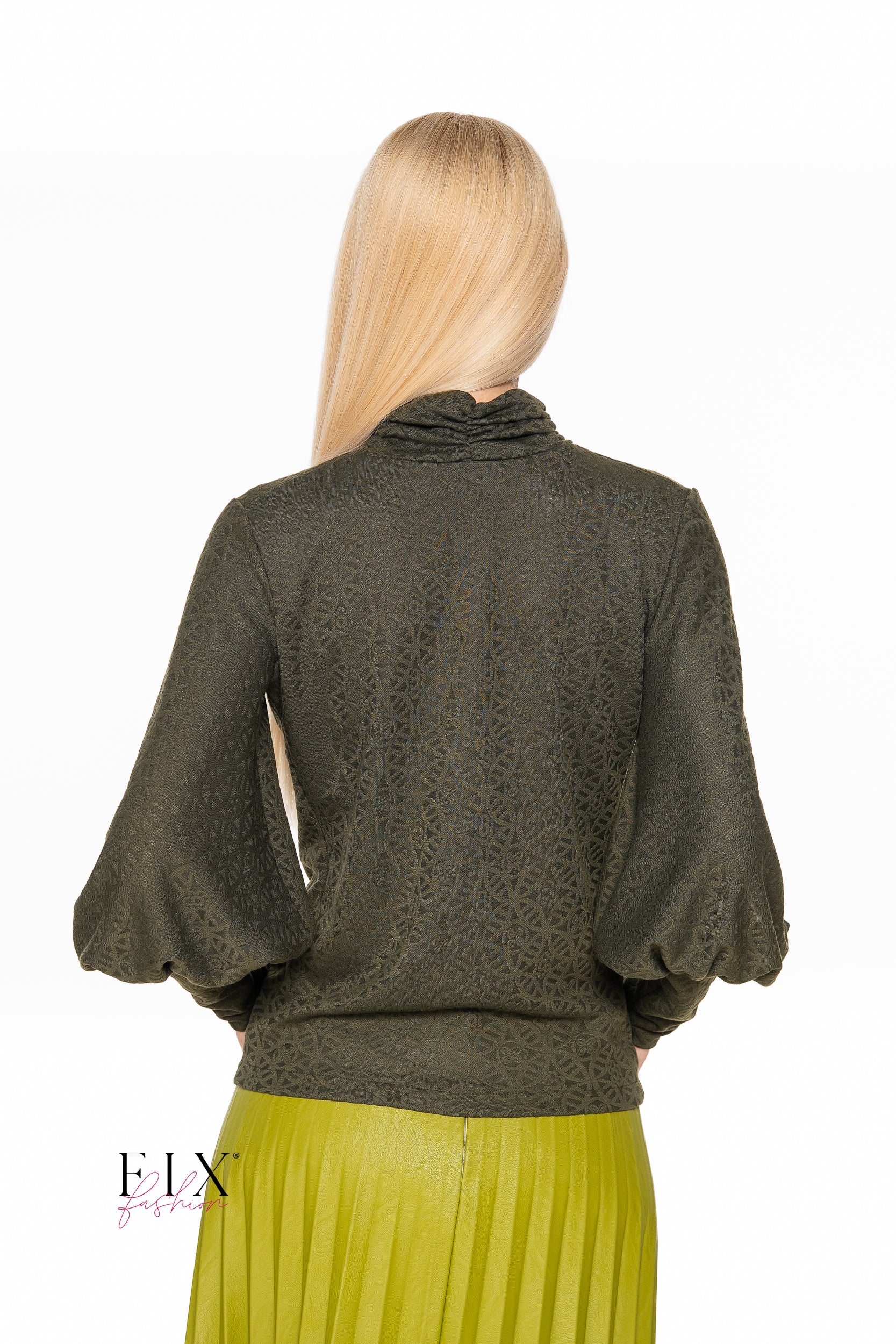 BLUZA DAMA CU MANECI BUFANTE 4356