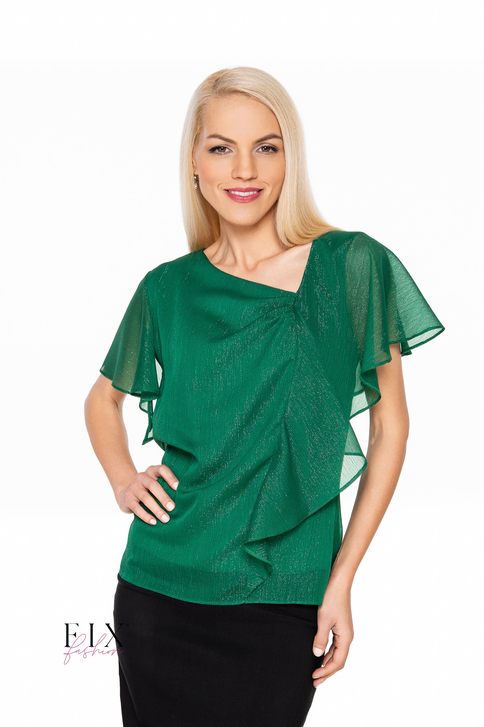 BLUZA ELEGANTA VOAL METALIZAT 4294