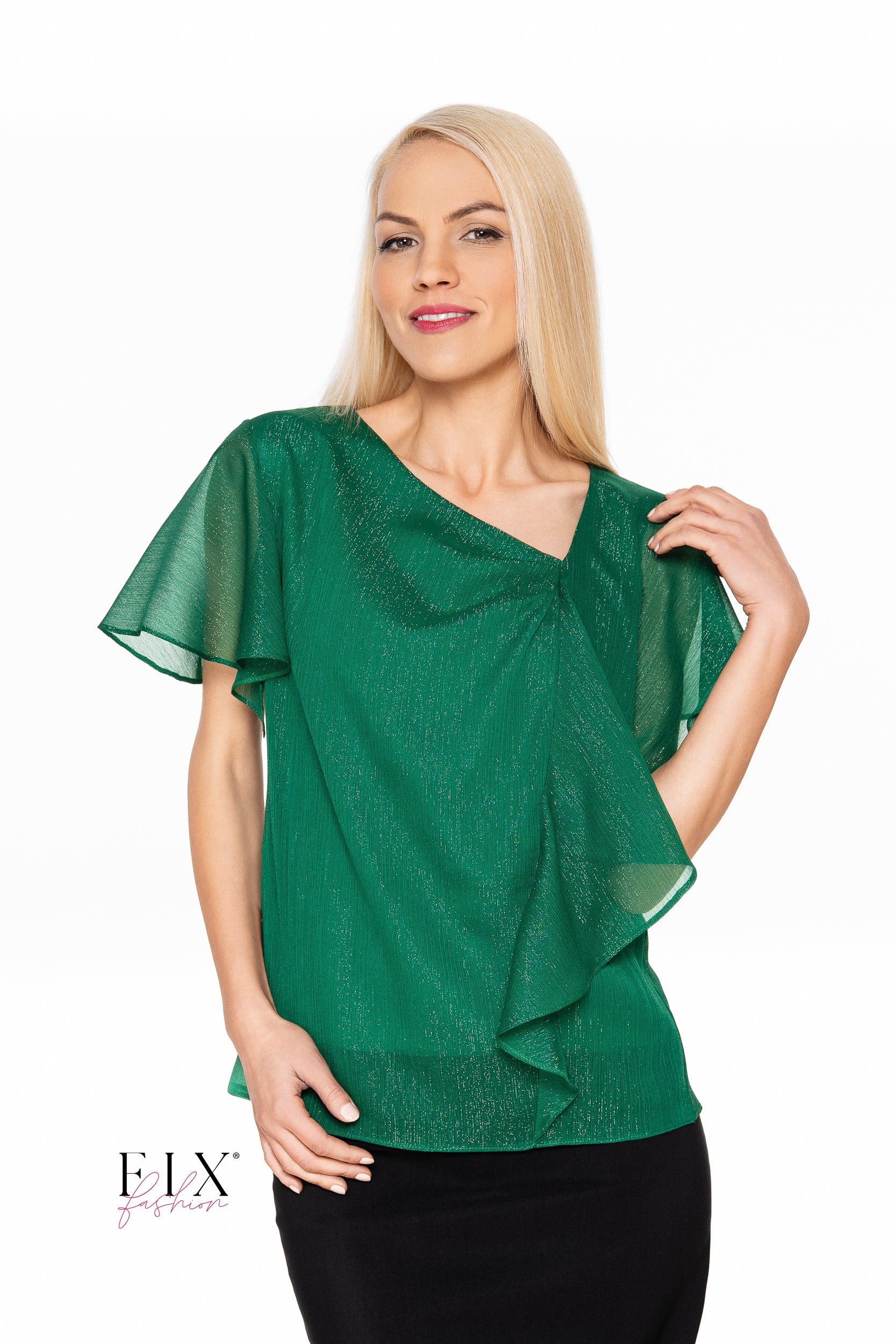 BLUZA ELEGANTA VOAL METALIZAT 4294