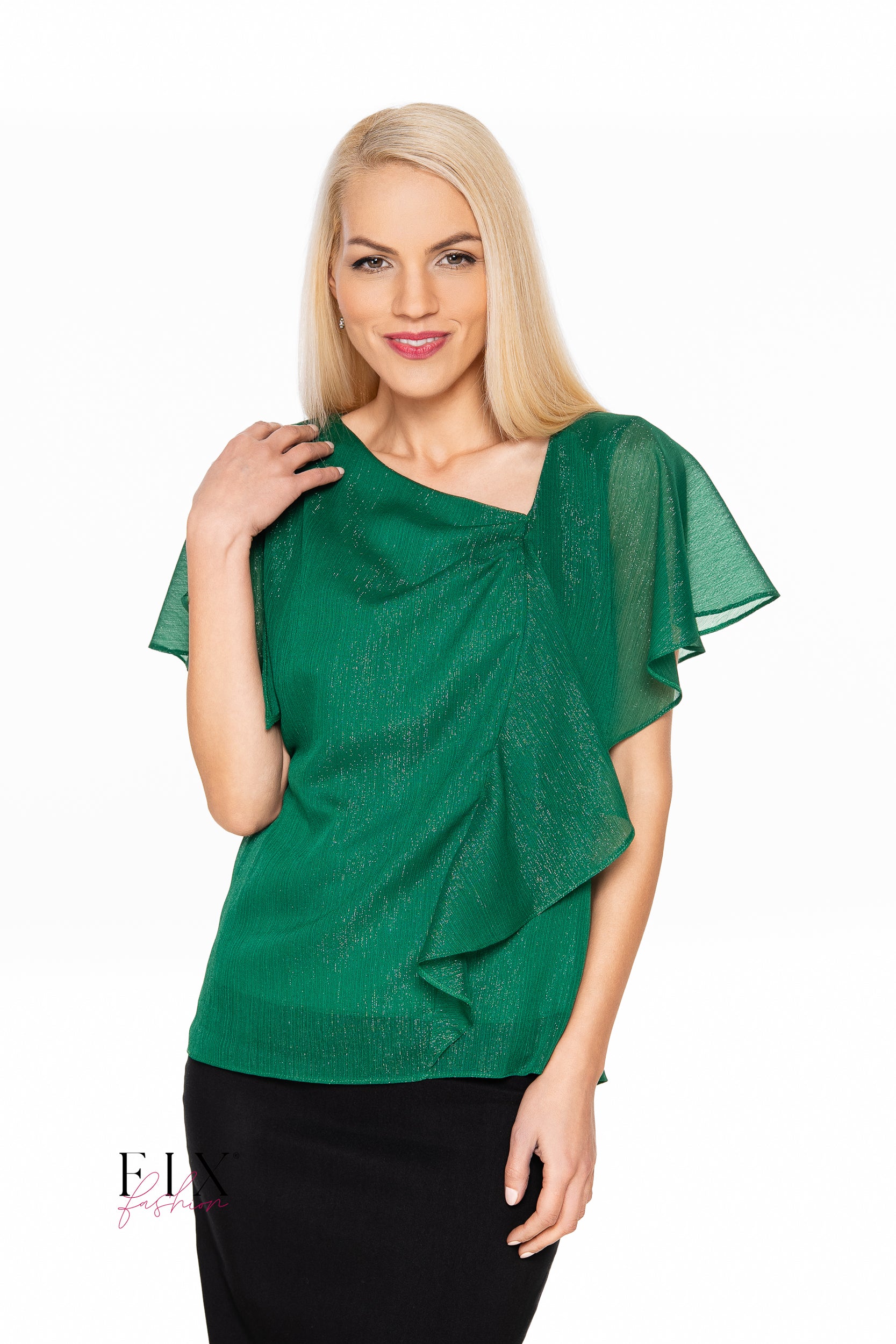 BLUZA ELEGANTA VOAL METALIZAT 4294