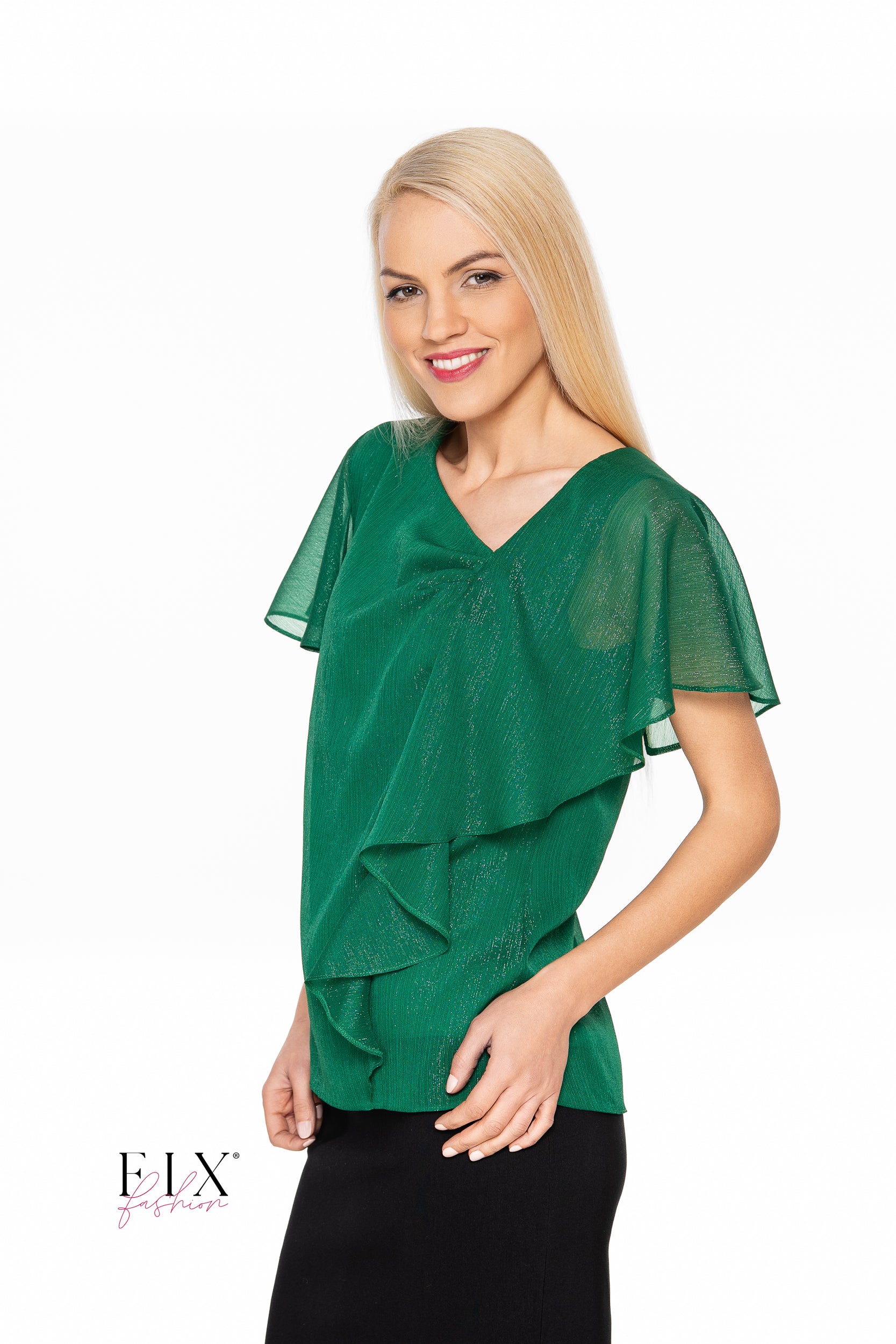 BLUZA ELEGANTA VOAL METALIZAT 4294