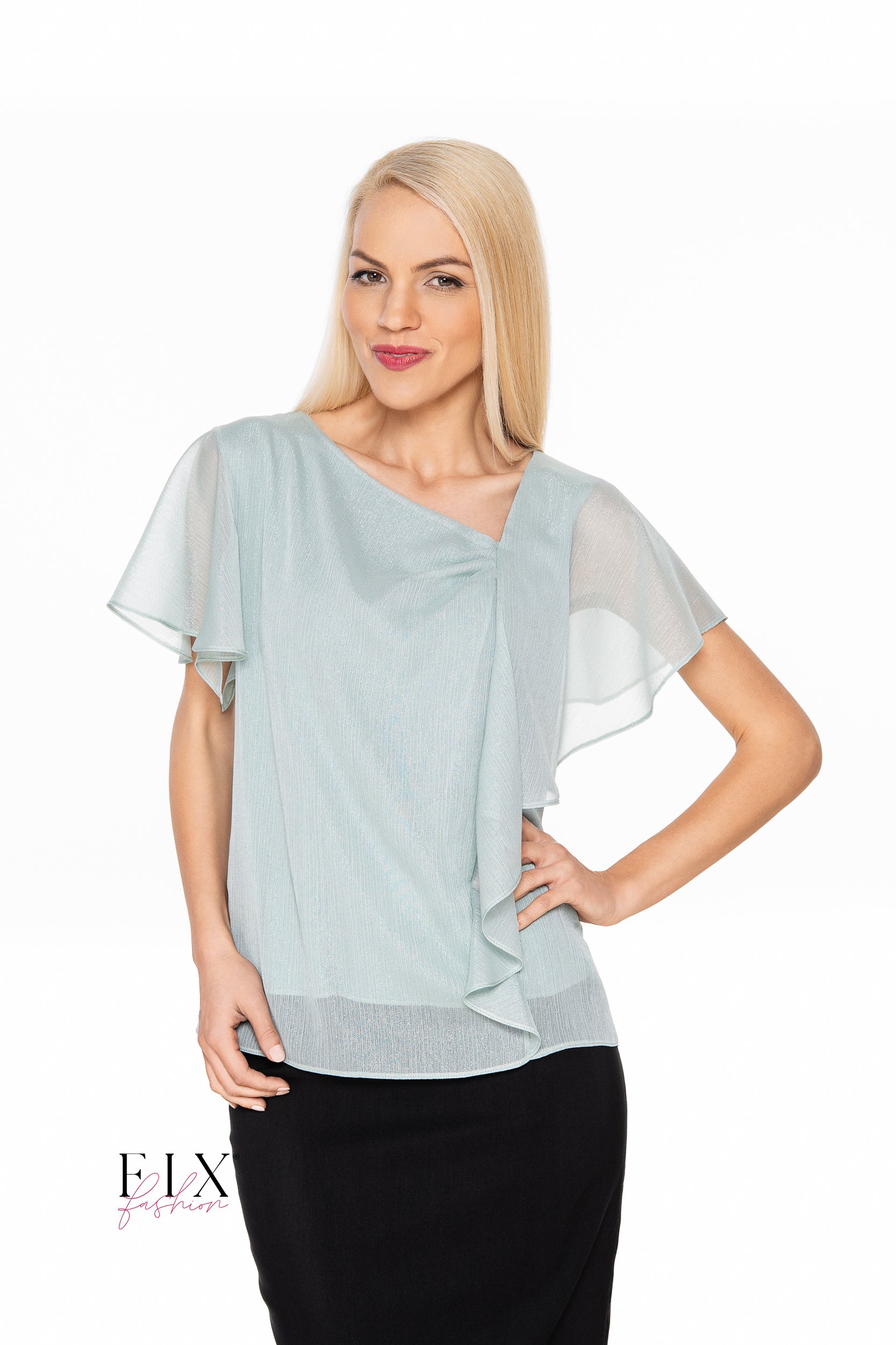 BLUZA ELEGANTA VOAL METALIZAT 4294