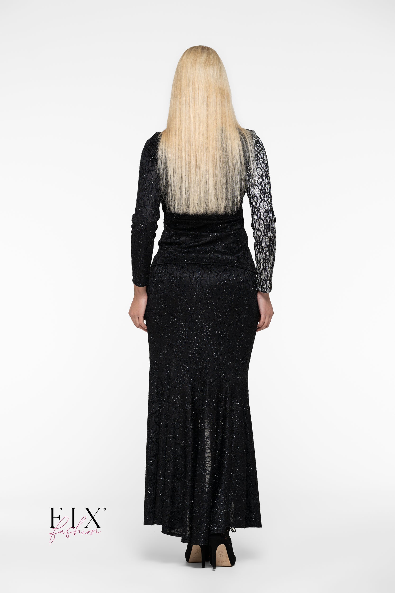 COMPLEU ELEGANT BLUZA + FUSTA LUNGA 4198
