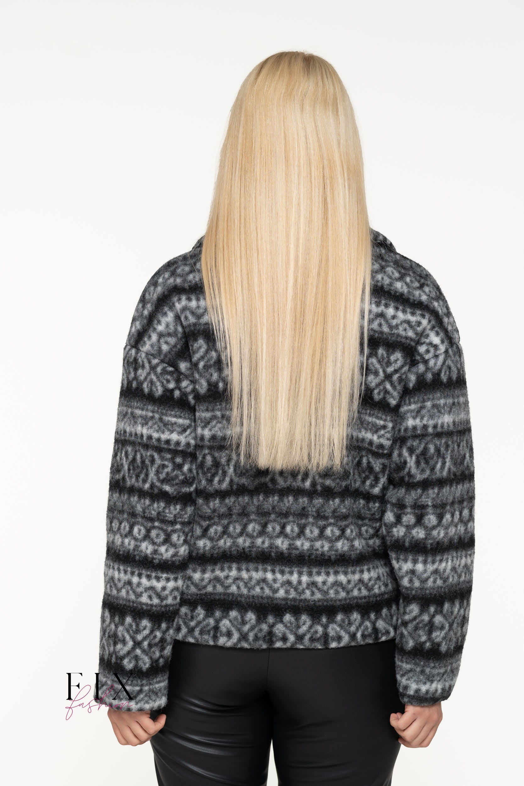 HAINA SCURTA LANA COAPTA 4203 - FixFashionro