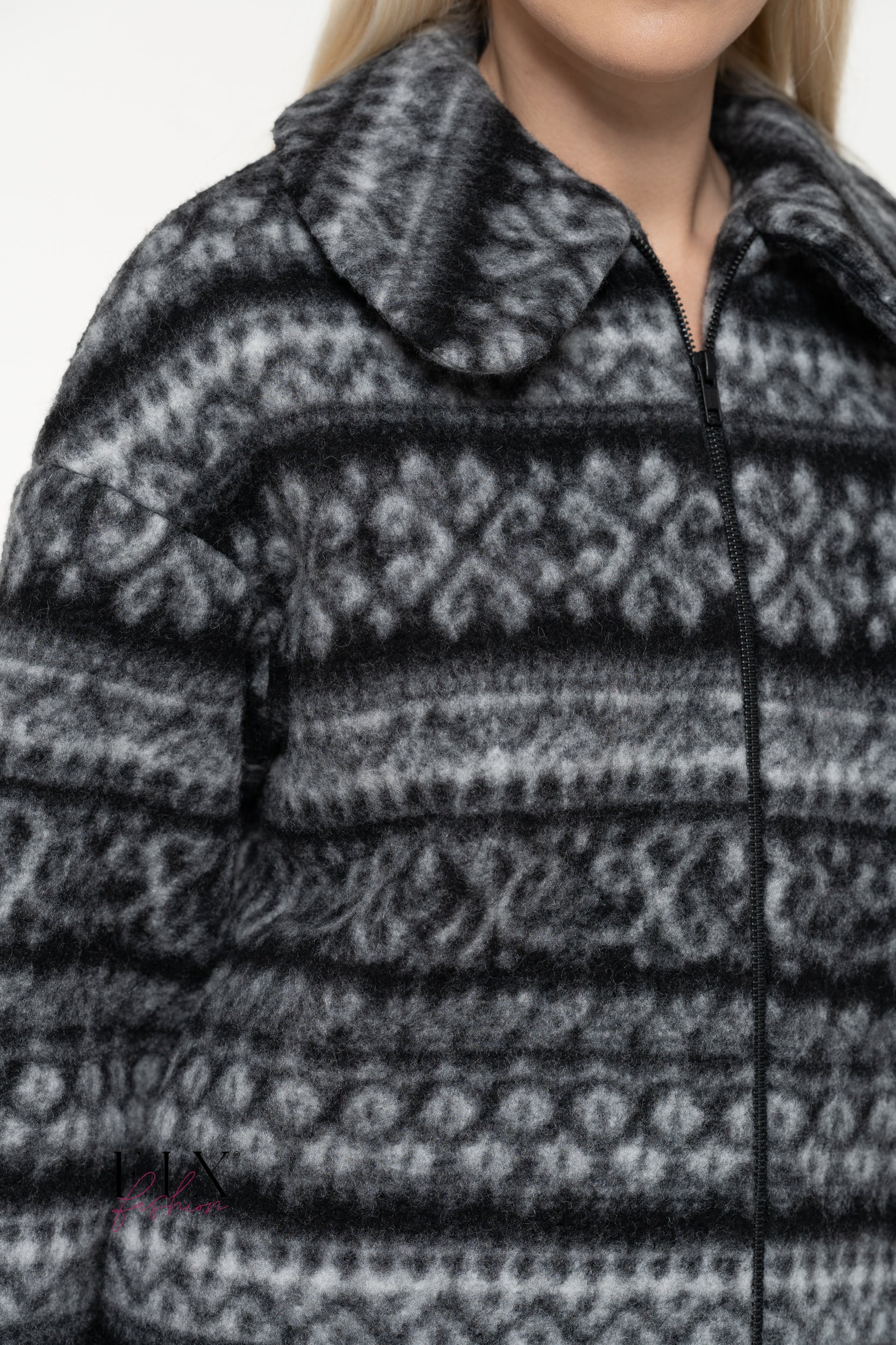 HAINA SCURTA LANA COAPTA 4203 - FixFashionro