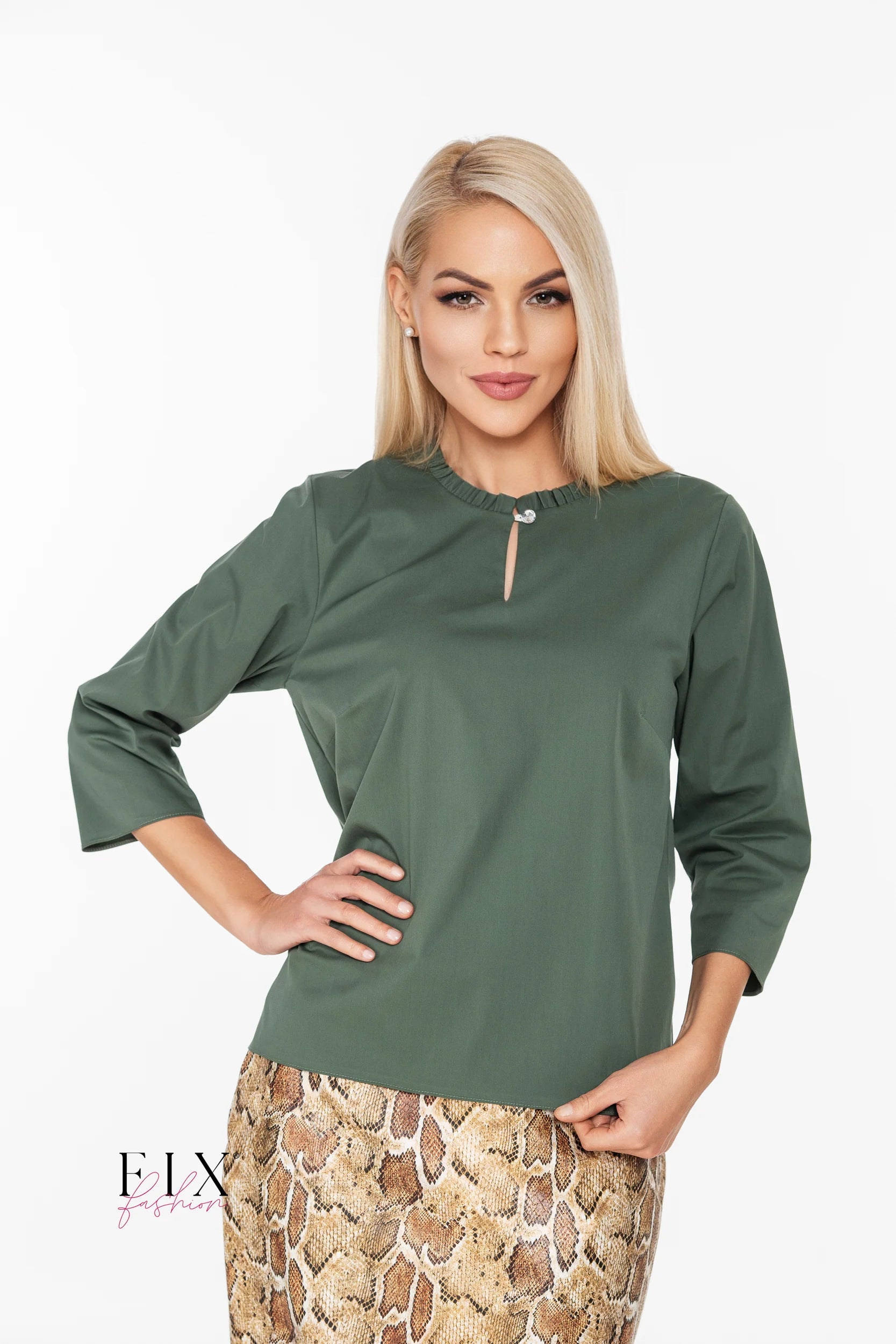 BLUZA DAMA CU VOLANAS LA GAT