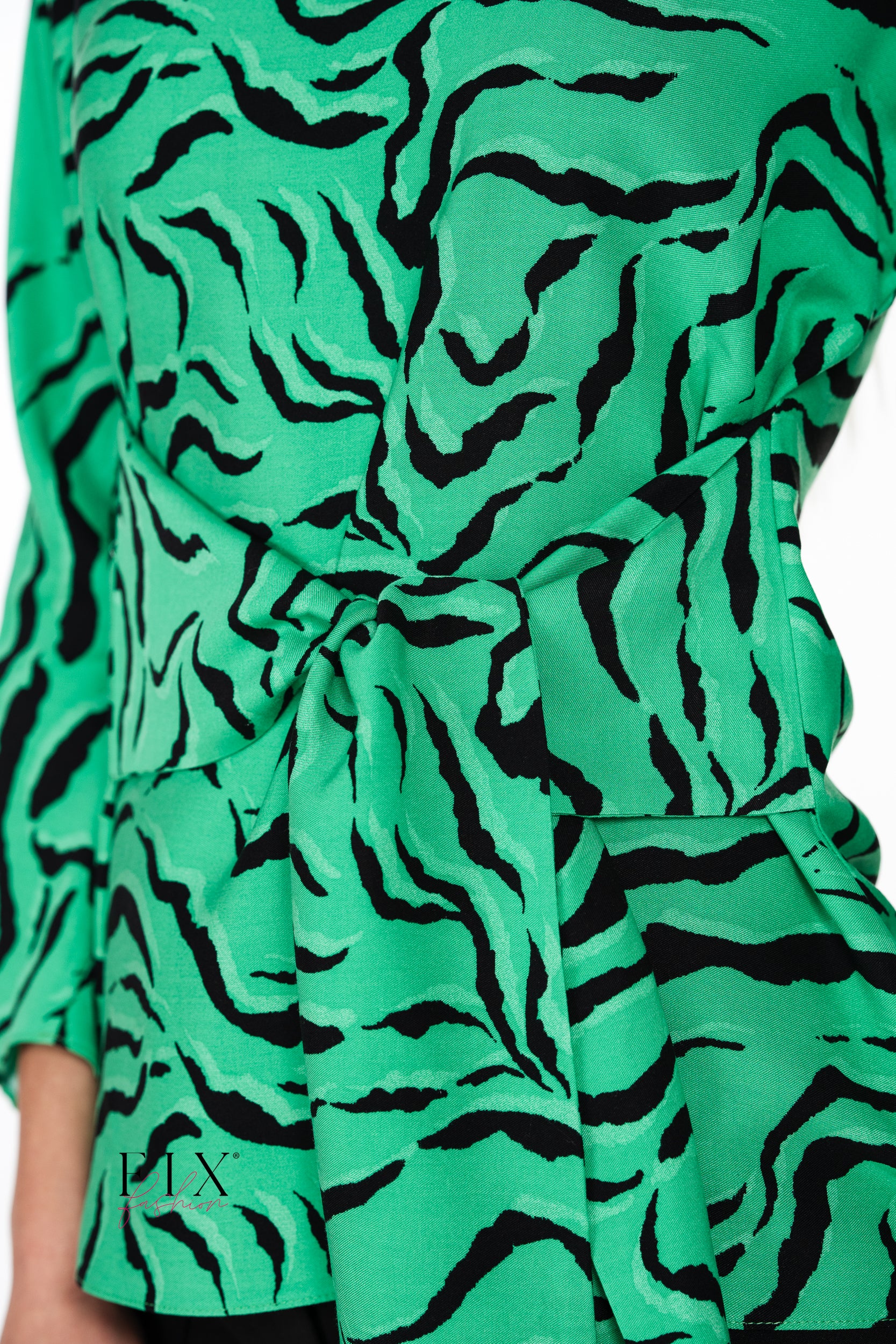 BLUZA DAMA ESARFA IN TALIE - 4292