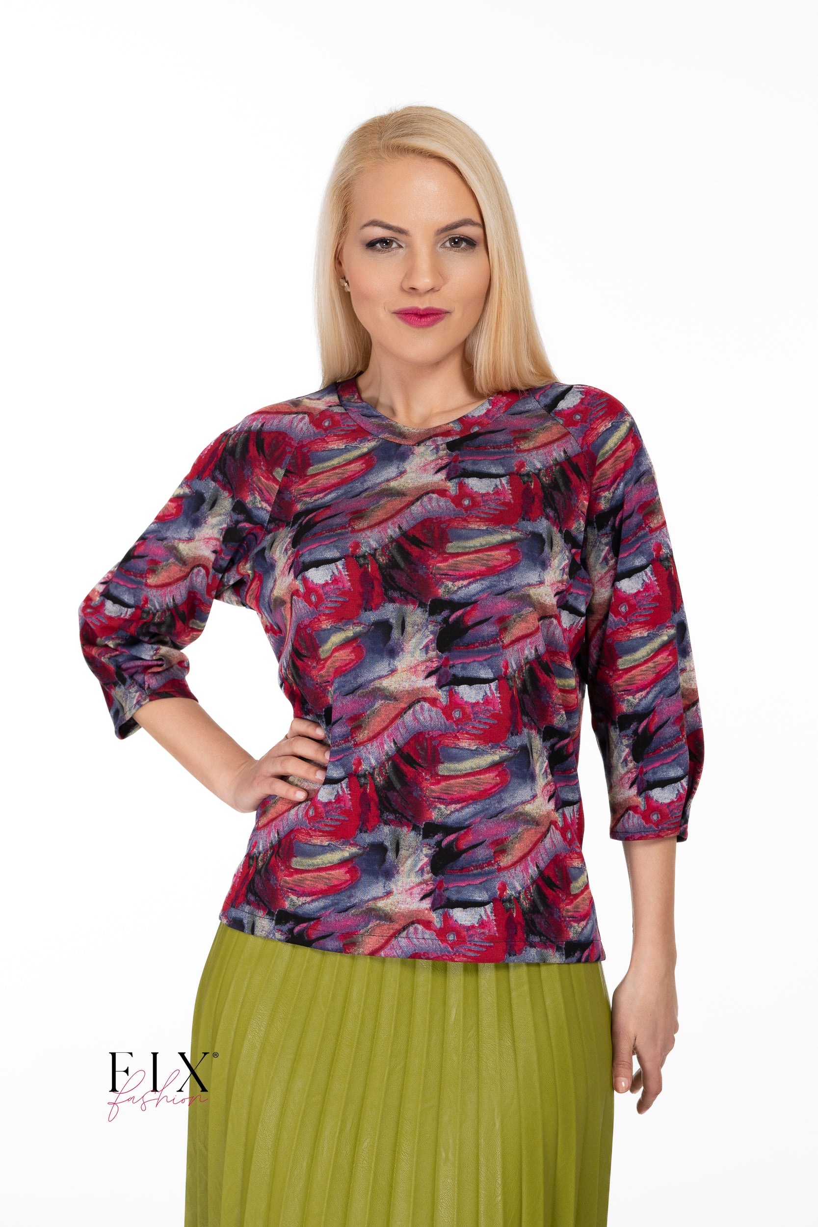 BLUZA JERSE IMPRIMATA MANECA 3/4  4228