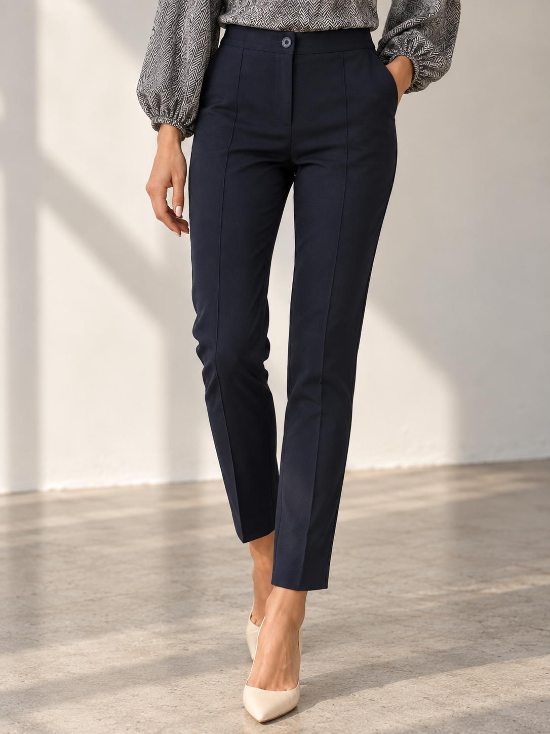 Pantaloni Damă Conici cu Buzunare