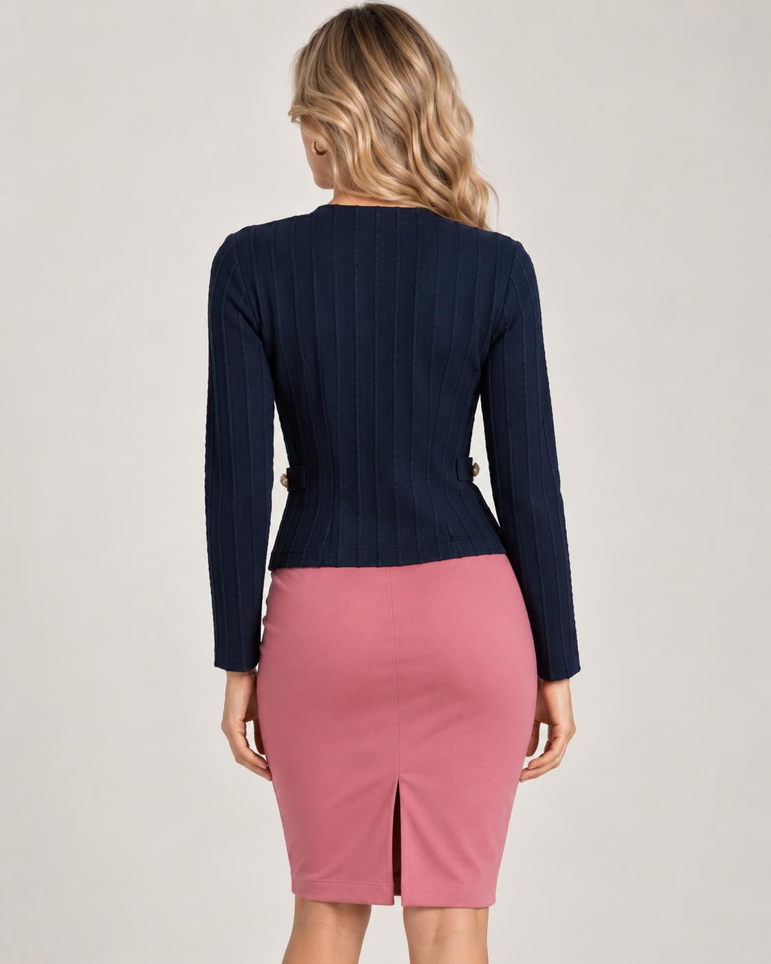 Taior Damă din Jerse Premium — Stil Chanel